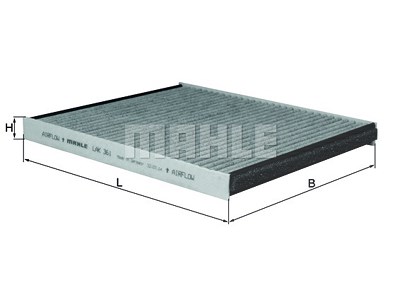 Mahle Filter, Innenraumluft [Hersteller-Nr. LAK361] für Chevrolet, Gm Korea von MAHLE