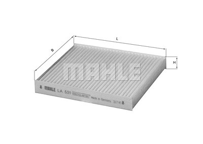 Mahle Filter, Innenraumluft [Hersteller-Nr. LA531] für Kia von MAHLE