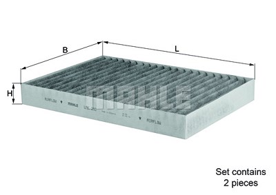 Mahle Filter, Innenraumluft [Hersteller-Nr. LAK292/S] für Mercedes-Benz, Ssangyong von MAHLE