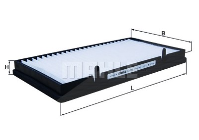 Mahle Filter, Innenraumluft [Hersteller-Nr. LA382] für Nissan, Opel, Renault von MAHLE