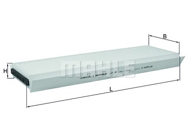 Mahle Filter, Innenraumluft [Hersteller-Nr. LA38] für Peugeot von MAHLE