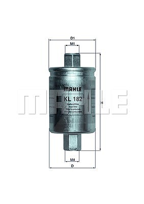 Mahle Kraftstofffilter [Hersteller-Nr. KL182] für Lada, Land Rover, Lotus, Mg, Rover von MAHLE