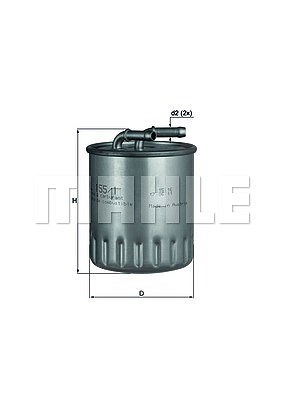 Mahle Kraftstofffilter [Hersteller-Nr. KL155/1] für Mercedes-Benz von MAHLE