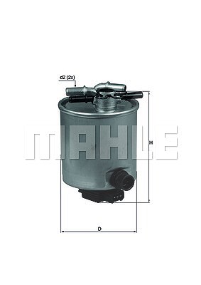 Mahle Kraftstofffilter [Hersteller-Nr. KL440/14] für Nissan, Renault von MAHLE