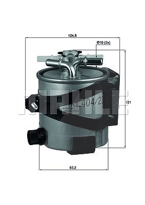 Mahle Kraftstofffilter [Hersteller-Nr. KLH44/22] für Renault von MAHLE