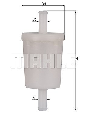 Mahle Kraftstofffilter [Hersteller-Nr. KL257] für Volvo von MAHLE