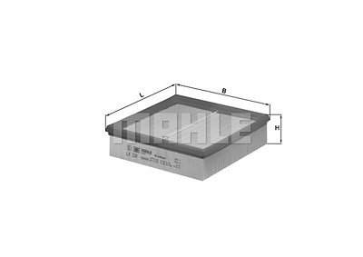 Mahle Luftfilter [Hersteller-Nr. LX220] für Audi, Barkas, Daimler, Jaguar, Lada, Porsche, Seat, Trabant, Volvo, VW von MAHLE