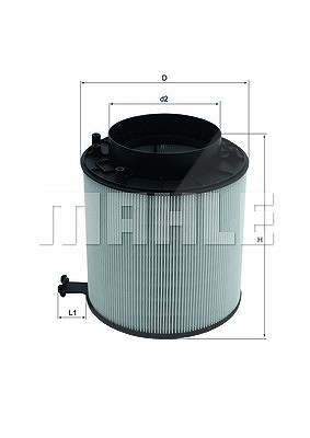 Mahle Luftfilter [Hersteller-Nr. LX2091D] für Audi von MAHLE