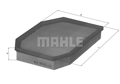 Mahle Luftfilter [Hersteller-Nr. LX1741] für BMW von MAHLE