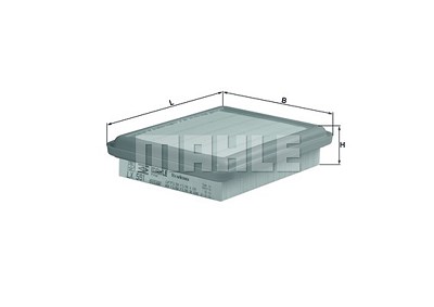 Mahle Luftfilter [Hersteller-Nr. LX591] für Chrysler, Mazda, Mitsubishi von MAHLE