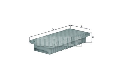 Mahle Luftfilter [Hersteller-Nr. LX1001] für Citroën, Daihatsu, Peugeot, Subaru, Toyota von MAHLE