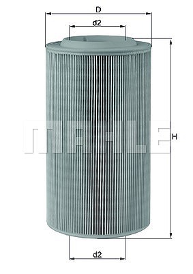 Mahle Luftfilter [Hersteller-Nr. LX2059] für Citroën, Fiat, Peugeot von MAHLE