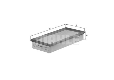 Mahle Luftfilter [Hersteller-Nr. LX572] für Citroën, Fiat, Lancia, Peugeot von MAHLE