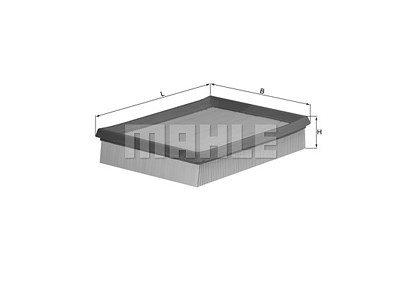 Mahle Luftfilter [Hersteller-Nr. LX643] für Citroën, Peugeot von MAHLE