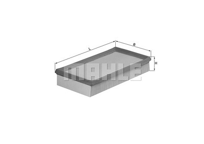 Mahle Luftfilter [Hersteller-Nr. LX993] für Dacia, Renault, Suzuki von MAHLE