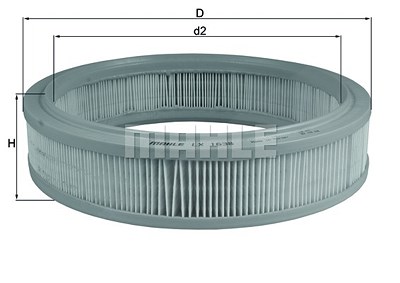 Mahle Luftfilter [Hersteller-Nr. LX1638] für Fiat von MAHLE