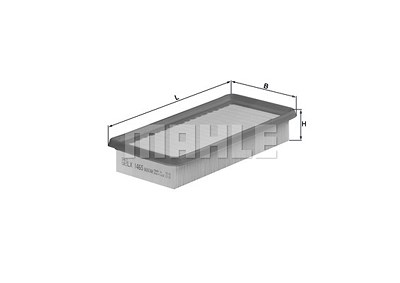 Mahle Luftfilter [Hersteller-Nr. LX1465] für Hyundai von MAHLE