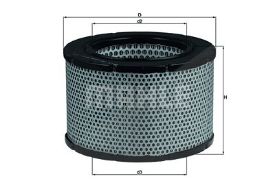 Mahle Luftfilter [Hersteller-Nr. LX190] für Jaguar, Mercedes-Benz von MAHLE