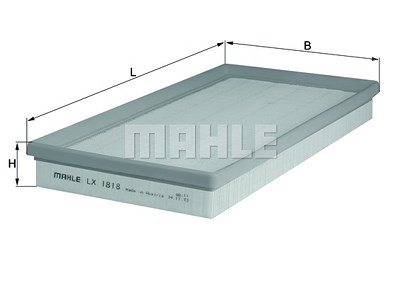 Mahle Luftfilter [Hersteller-Nr. LX1818] für Kia von MAHLE