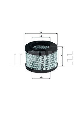 Mahle Luftfilter [Hersteller-Nr. LX191] von MAHLE