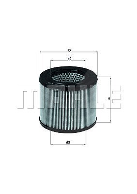 Mahle Luftfilter [Hersteller-Nr. LX194] von MAHLE