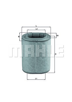 Mahle Luftfilter [Hersteller-Nr. LX1460] für Land Rover von MAHLE