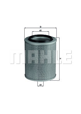 Mahle Luftfilter [Hersteller-Nr. LX92] für Mercedes-Benz von MAHLE