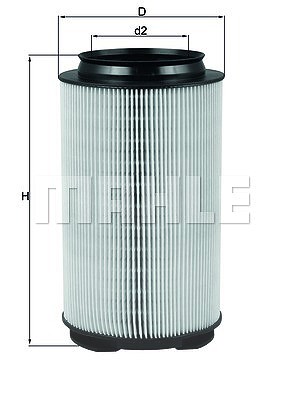 Mahle Luftfilter [Hersteller-Nr. LX1628] für Mini von MAHLE