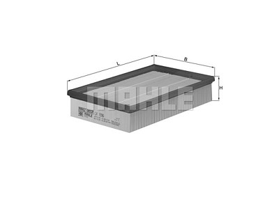 Mahle Luftfilter [Hersteller-Nr. LX1596] für Nissan von MAHLE