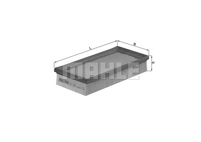 Mahle Luftfilter [Hersteller-Nr. LX1576] für Opel, Suzuki von MAHLE