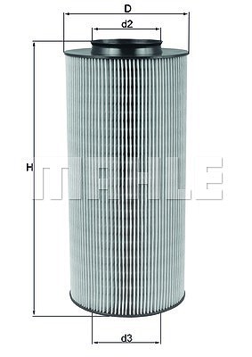 Mahle Luftfilter [Hersteller-Nr. LX918] für VW, Seat von MAHLE