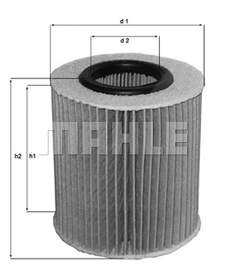 Mahle Ölfilter [Hersteller-Nr. OX414D1] für Lexus, Toyota von MAHLE