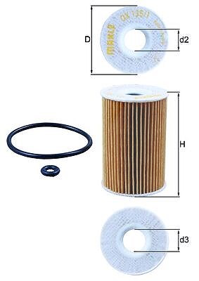 Mahle Ölfilter [Hersteller-Nr. OX135/1D] für Mercedes-Benz von MAHLE