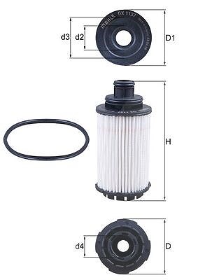 Mahle Ölfilter [Hersteller-Nr. OX1137D] für Opel von MAHLE