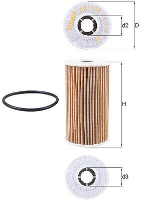 Mahle Ölfilter [Hersteller-Nr. OX1138D] für Jaguar, Land Rover von MAHLE