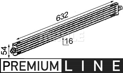 Mahle Ölkühler, Automatikgetriebe [Hersteller-Nr. CLC17000P] für Mercedes-Benz von MAHLE