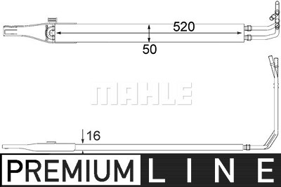 Mahle Ölkühler, Lenkung [Hersteller-Nr. CLC10000P] für Mercedes-Benz von MAHLE