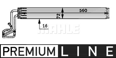 Mahle Ölkühler, Lenkung [Hersteller-Nr. CLC51000P] für Audi, VW von MAHLE