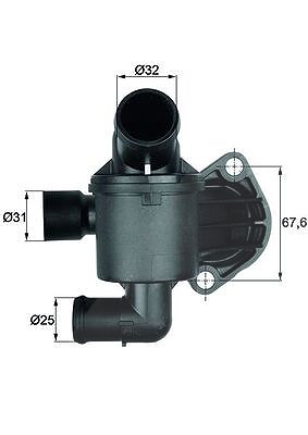 Mahle Thermostat, Kühlmittel [Hersteller-Nr. TI3587] für VW von MAHLE