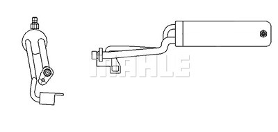 Mahle Trockner, Klimaanlage [Hersteller-Nr. AD69000S] für Nissan von MAHLE