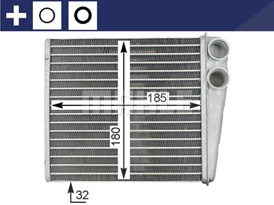 Mahle Wärmetauscher, Innenraumheizung [Hersteller-Nr. AH208000S] für Audi, Seat, Skoda, VW von MAHLE