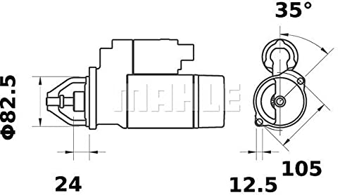 MAHLEORIG MS 332 Anlasser von MAHLEORIG