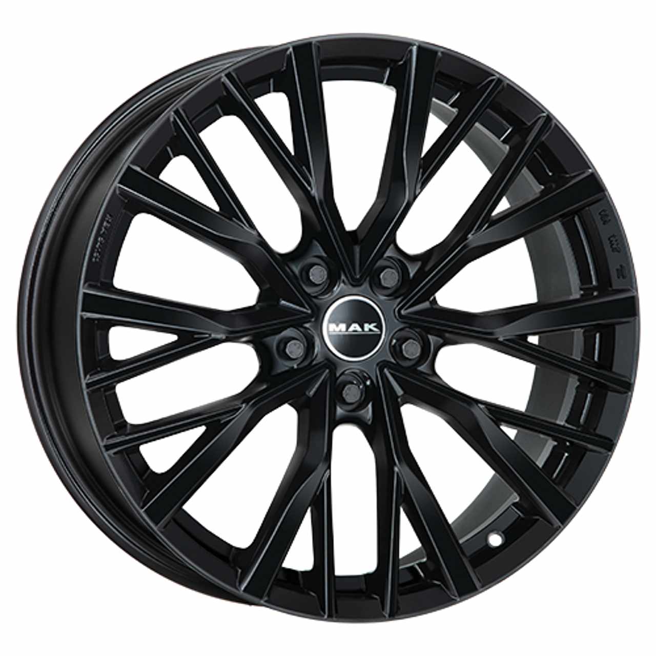 MAK KENT gloss black 9.0Jx22 5x108 ET35 von MAK