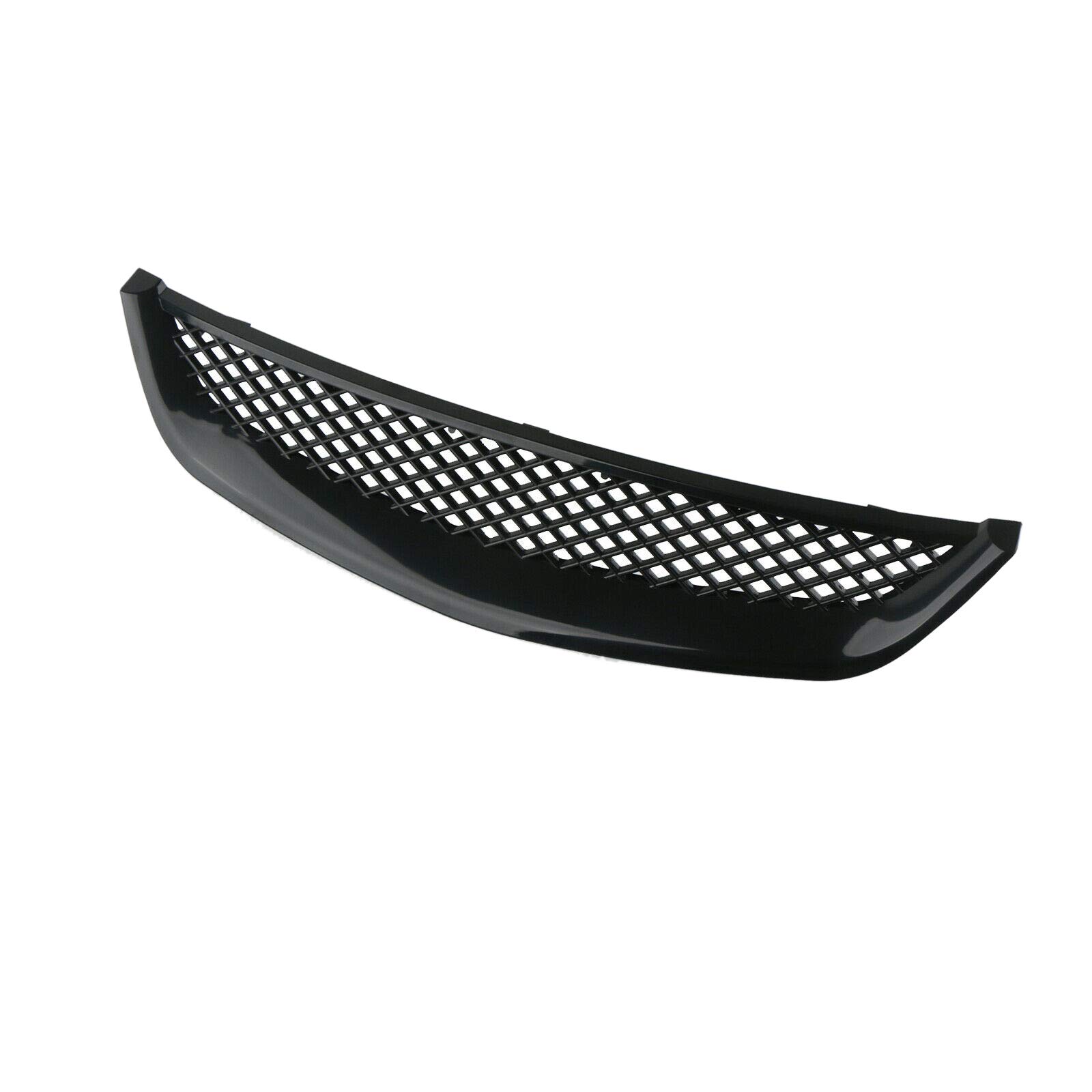 MAKIVI Auto GläNzend Schwarz Netz ABS Front KüHlergrill für die Motorhaube für JDM Typ R 2001-2003 von MAKIVI