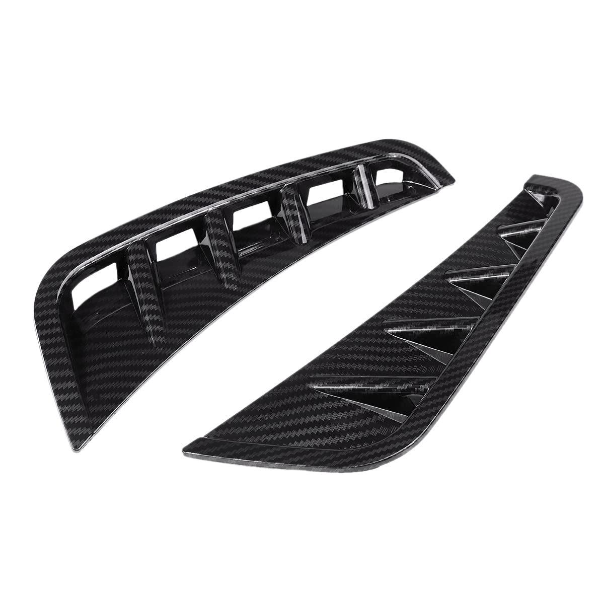 MAKIVI Front StoßStange Seitliche Luft BelüFtung Spoiler Splitter Canard für C W205 C63 C180 C200 C260 C300 C180L C200L 2019+ von MAKIVI