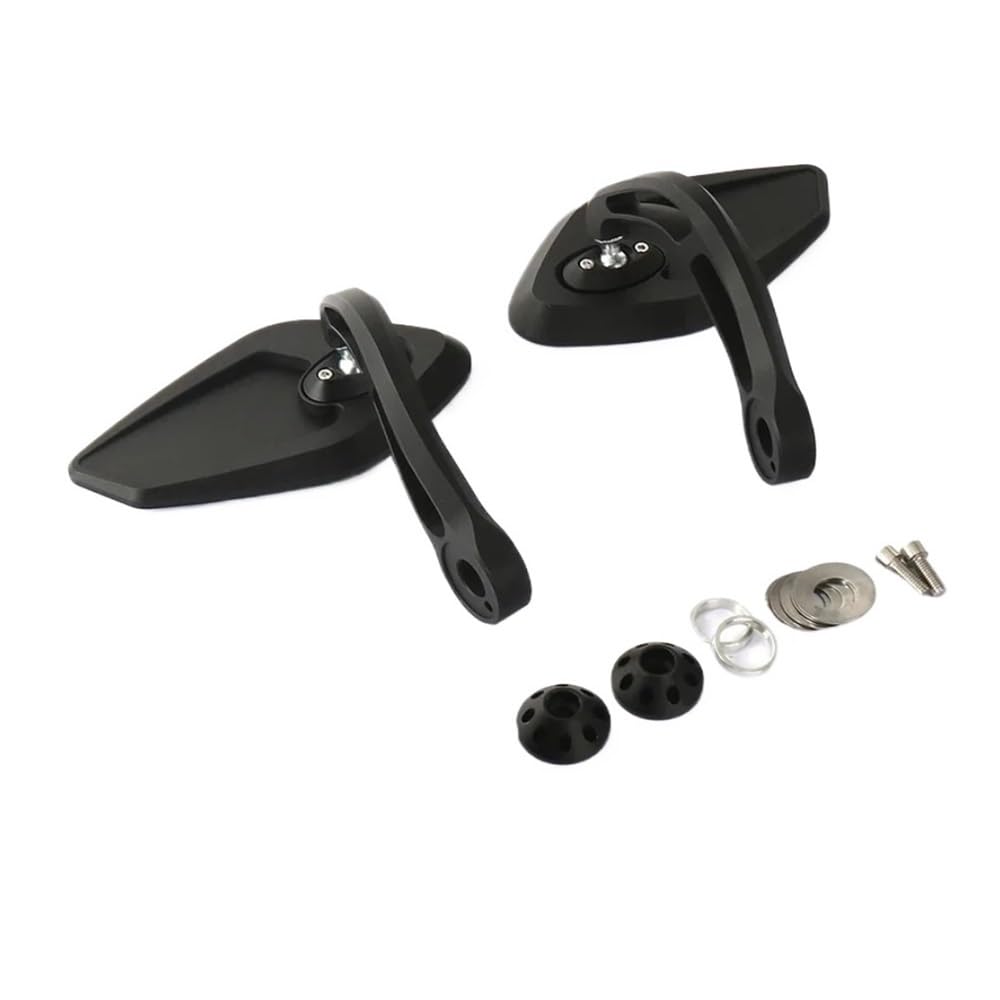 Motorrad Seitenspiegel Für Y&amaha Für X-MAX 300 Für XMAX300 Für XMAX 300 Für X-MAX300 Motorrad Lenker End Spiegel Seite Spiegel Rückspiegel(Black) von MALIYAE