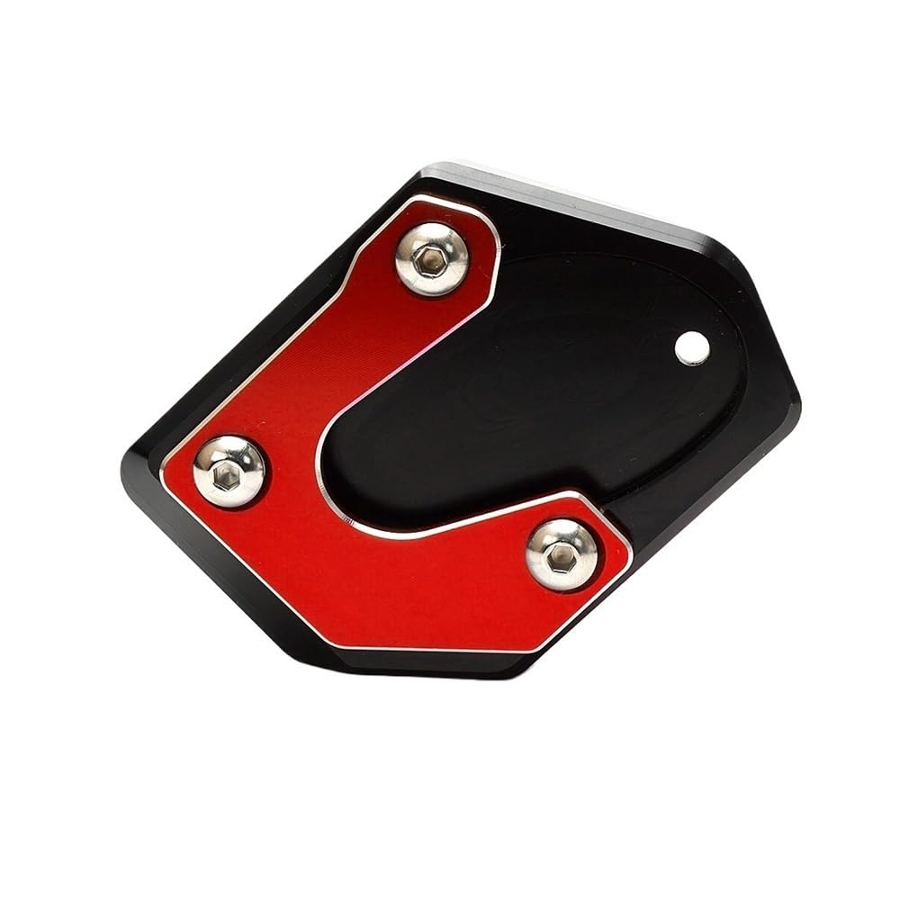 Seitenständer Platte Pad Für Für FZ-1 Für FZ1 Für FZ-1 2006-2015 Motorrad Zubehör Ständer Fuß Seite Stehen Verlängerung Pad Unterstützung Platte(Red) von MALIYAE