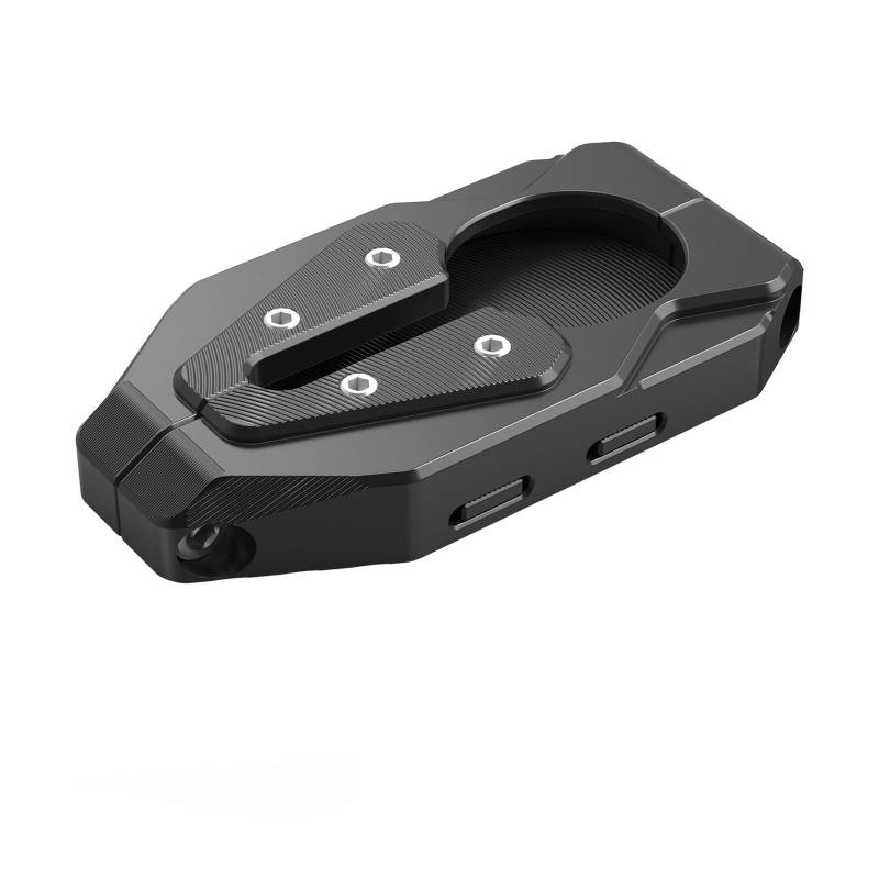 Seitenständer Platte Pad Motorrad Seitenständer Erweiterung Platte Kickstand Pad Für R1250GS 2019-2023 Für R1200GS 2016-2018 Für R1250 GS Für R1200 GS(Black) von MALIYAE