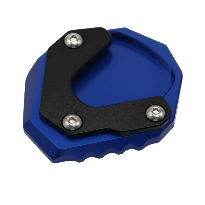 Seitenständer Platte Pad Motorrad Ständer Fuß Seite Stehen Verlängerung Pad Unterstützung Platte Für Transalp Für XL 750 Für XL750 2023(Blue) von MALIYAE