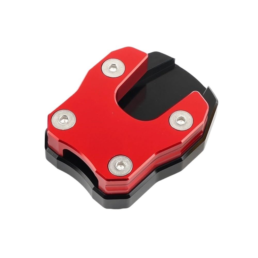 Seitenständer Platte Pad Motorrad Zubehör Ständer Fuß Seite Stehen Seitenständer Unterstützung Platte Enlarger Für CT125 Für CT 125 2020 2021(Red) von MALIYAE